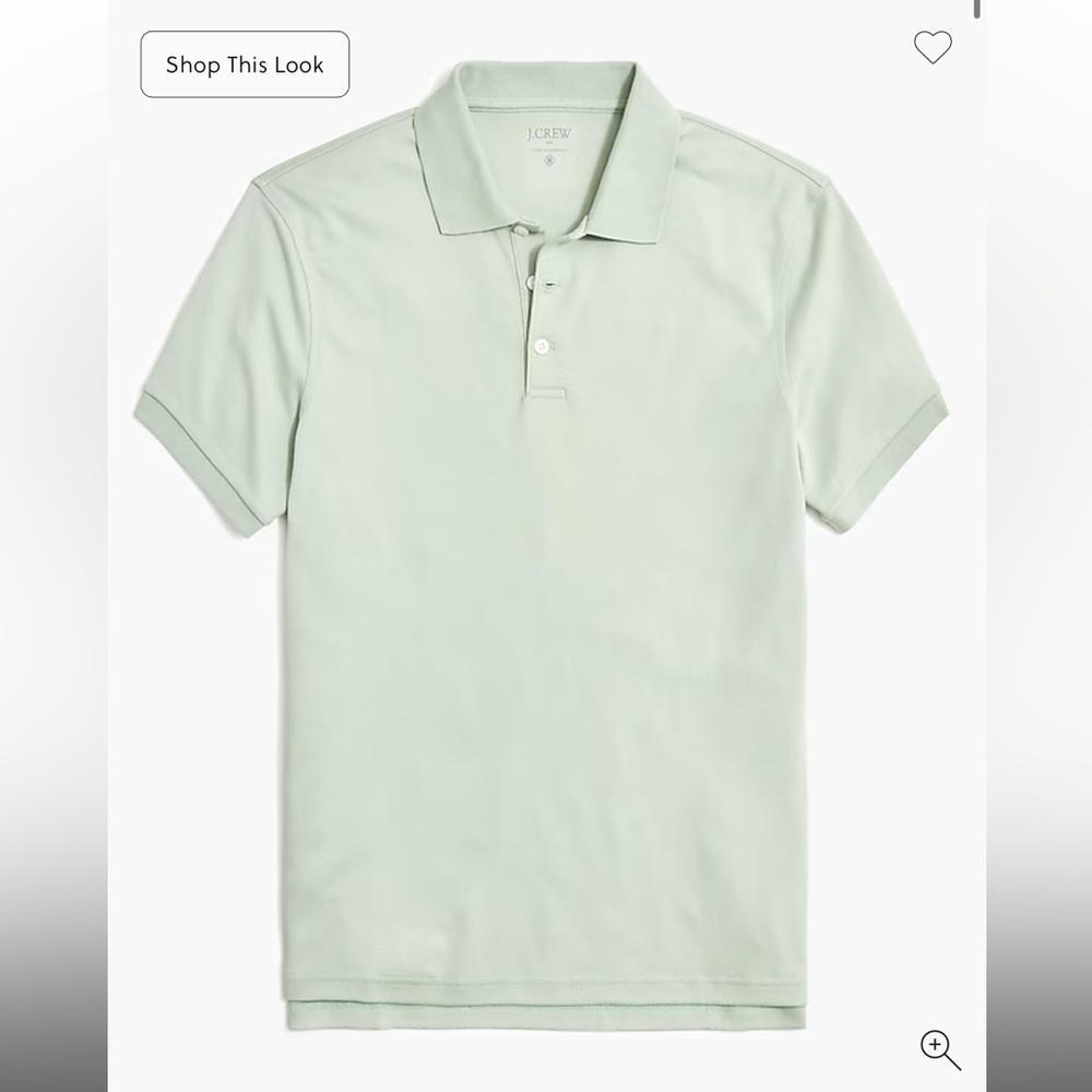 J.Crew Soft-touch polo shirt Light Mint